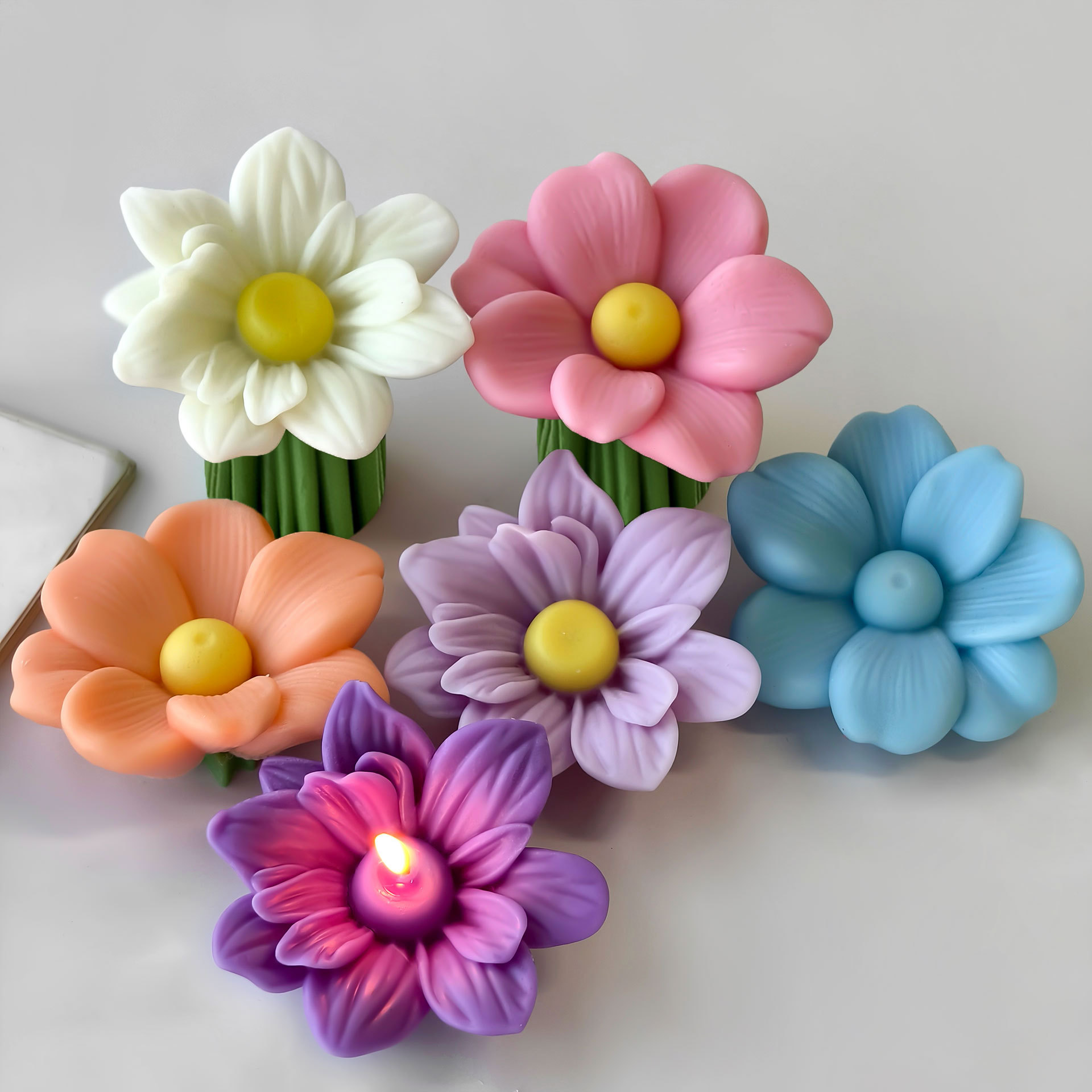 DIY Flowers Aroma Candle Silic - Soap Making Scents recension och pris