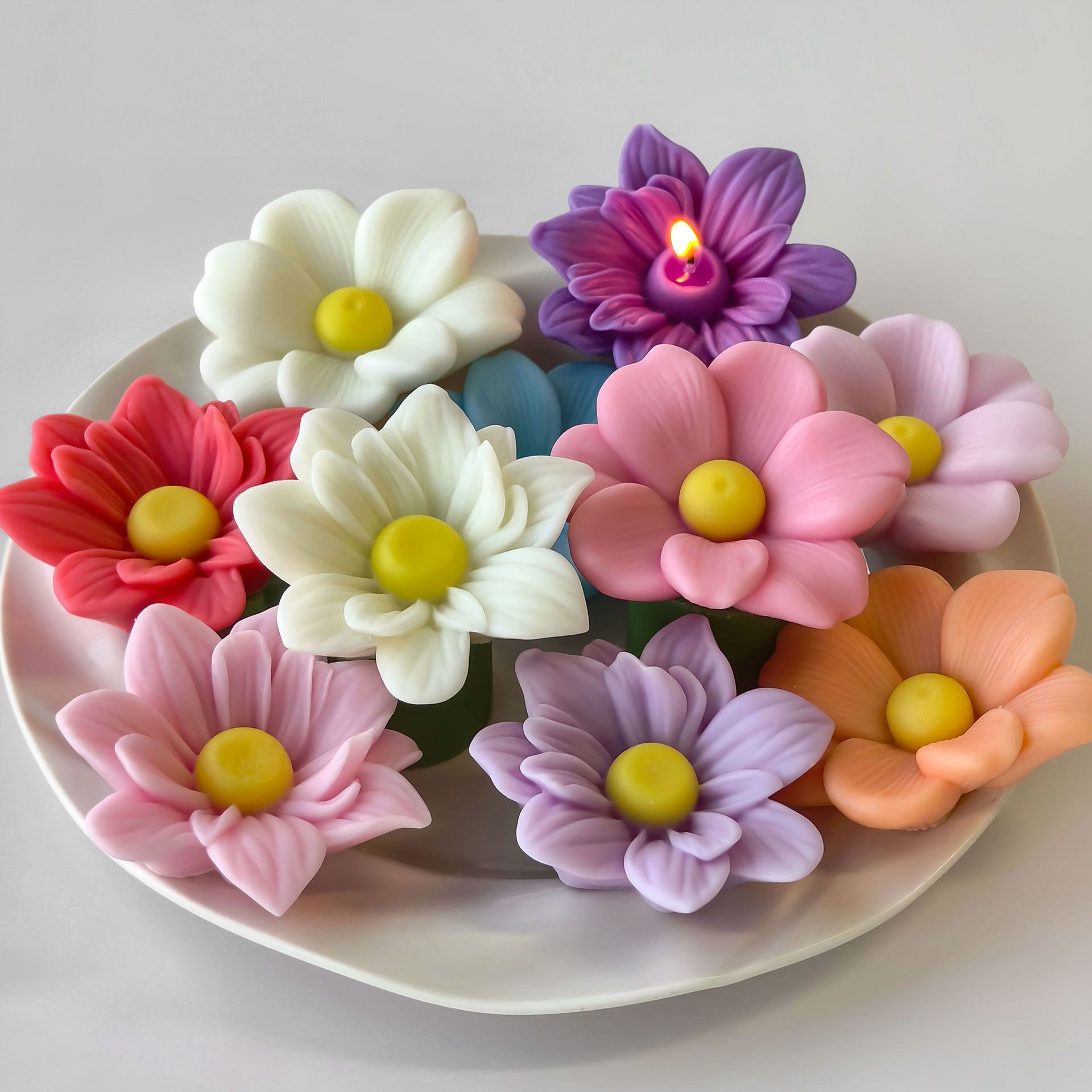 DIY Flowers Aroma Candle Silic - Soap Making Scents recension och pris