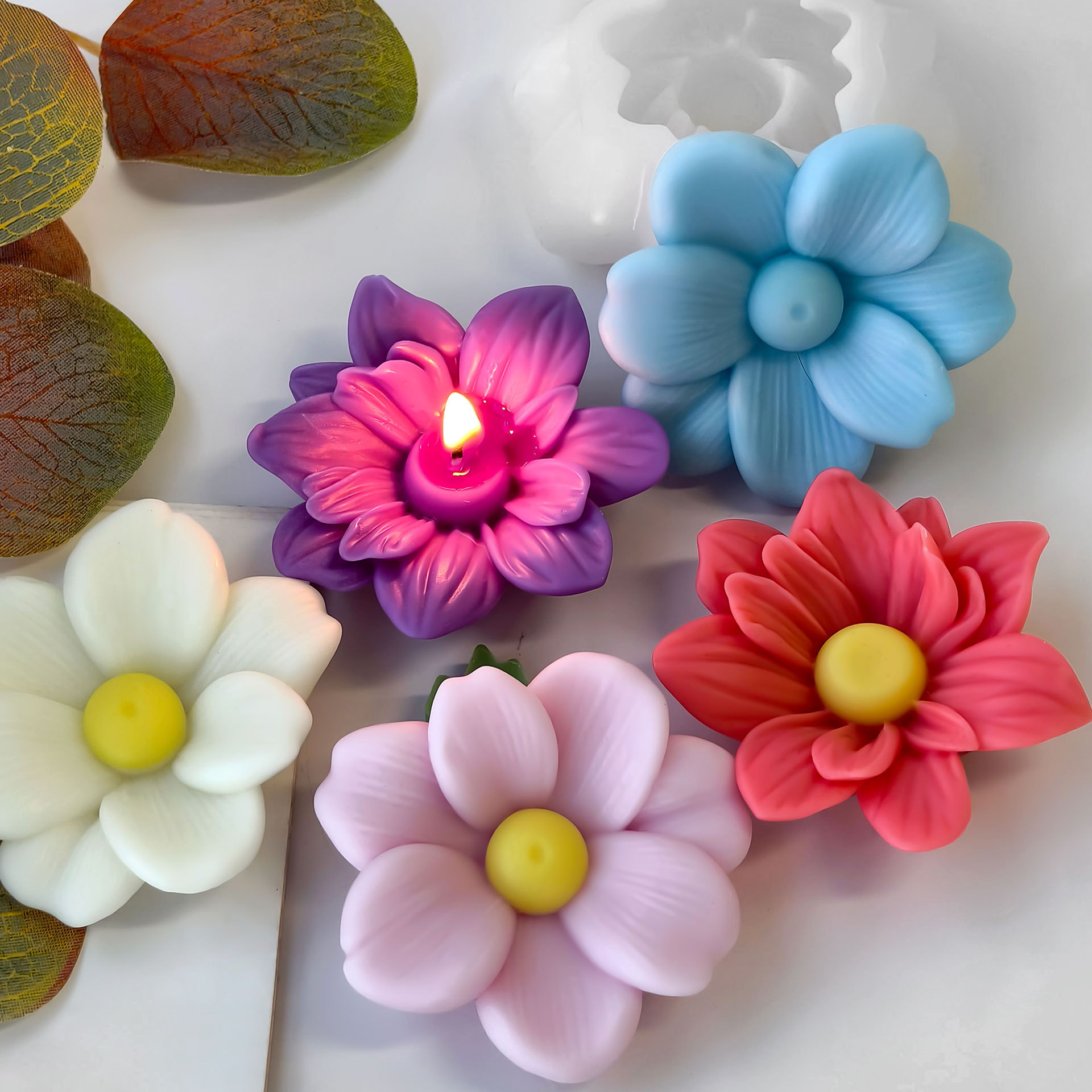 DIY Flowers Aroma Candle Silic - Soap Making Scents recension och pris