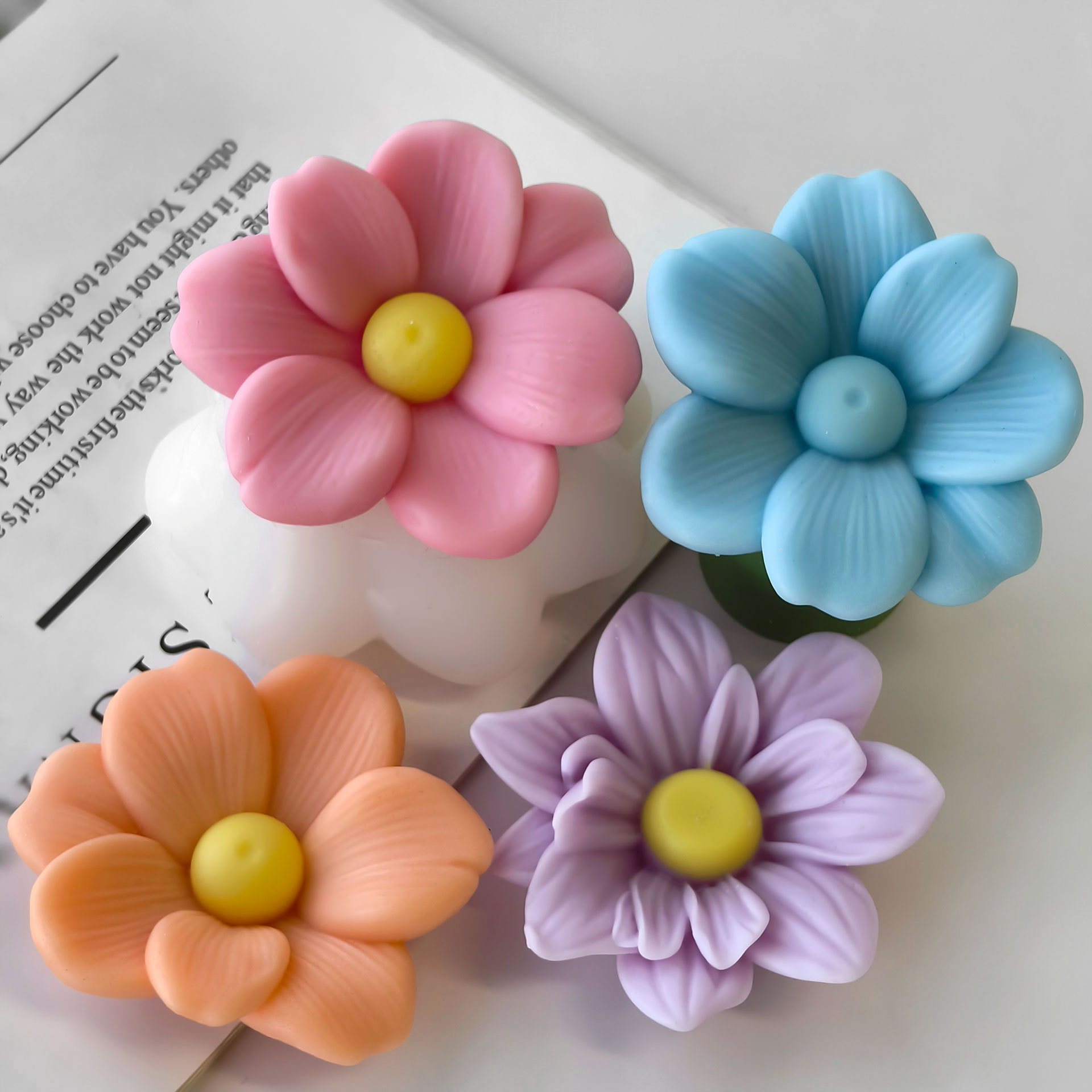 DIY Flowers Aroma Candle Silic - Soap Making Scents recension och pris