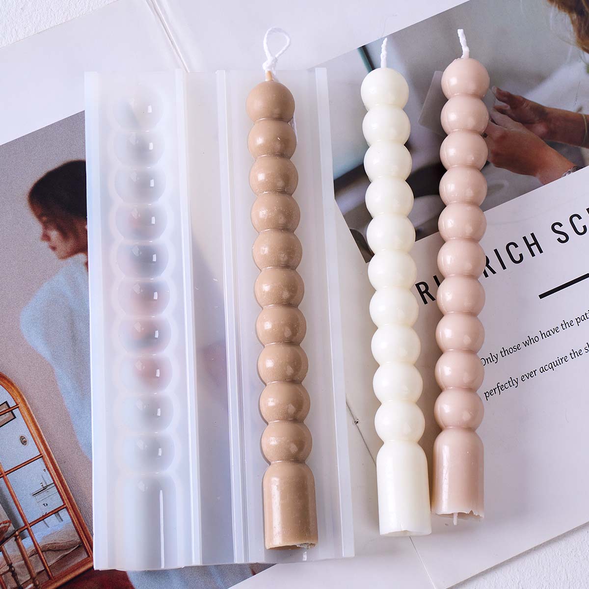 3D Long Stripes Bubble Bead Pi - Soap Making Scents recension och pris