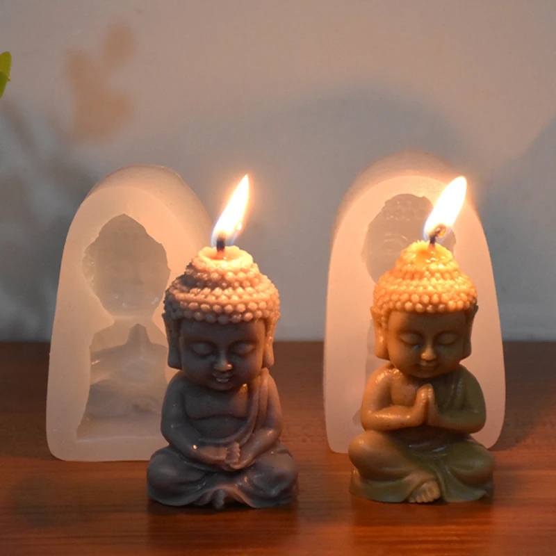 3D Buddha Silicone Candle Mold - Soap Making Process recension och pris