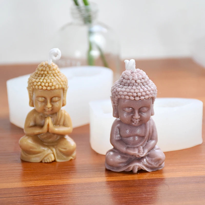 3D Buddha Silicone Candle Mold - Soap Making Process recension och pris