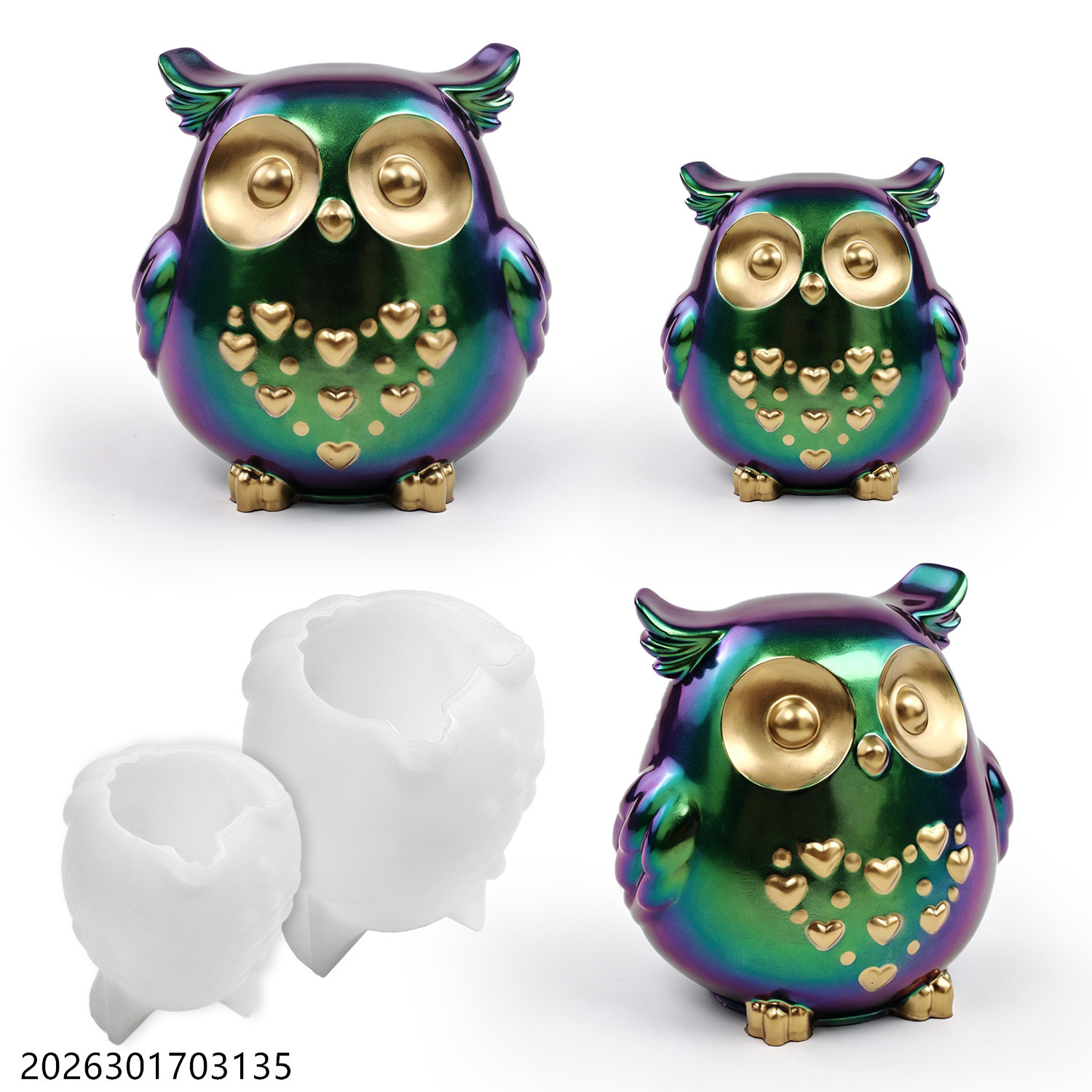 Owl Silicone Mold 3D Bird Shap - Soap Making Scents recension och pris