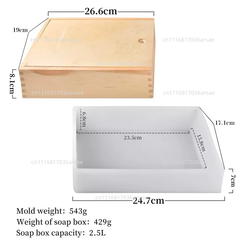 Silicone Soap Mold With Wooden - Soap Making Process recension och pris