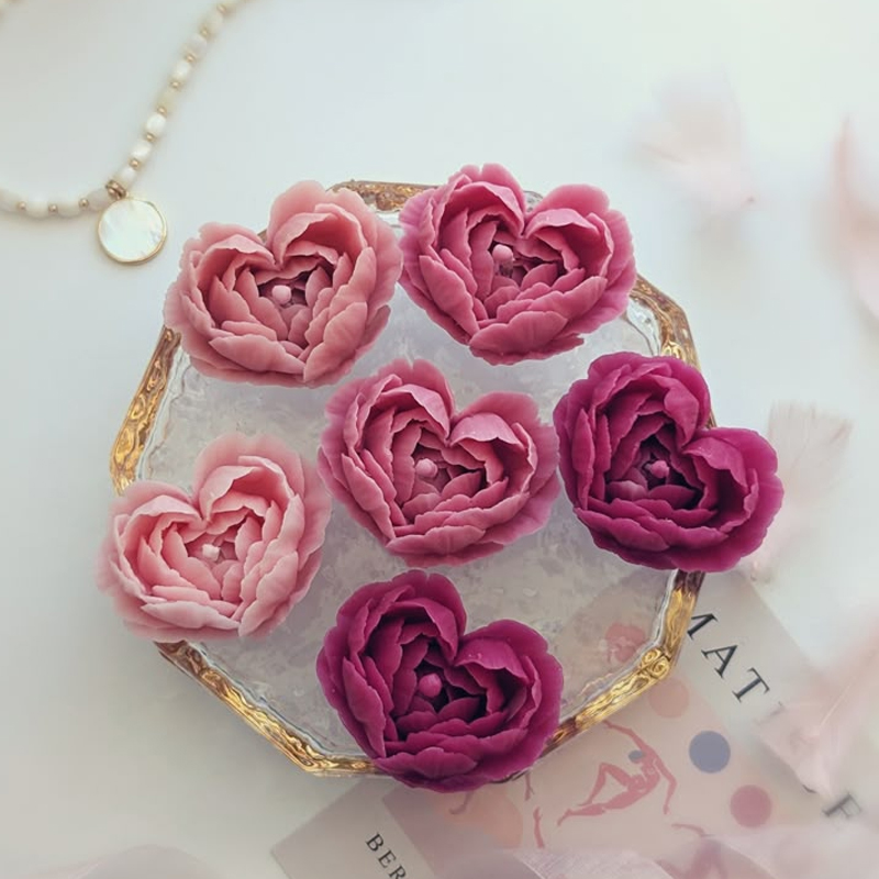 Heart Shape Flowers Handmade S - Soap Making Scents recension och pris